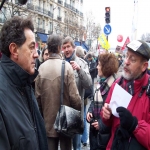 Manifestation de chmeurs et prcaires  Paris le 6 dcembre 2003 photo n13 